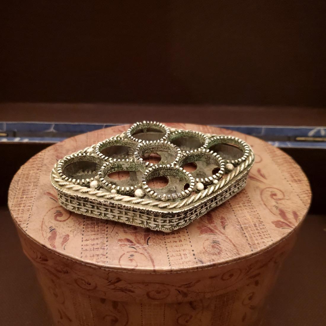 Vintage Metal Lipstick Holder