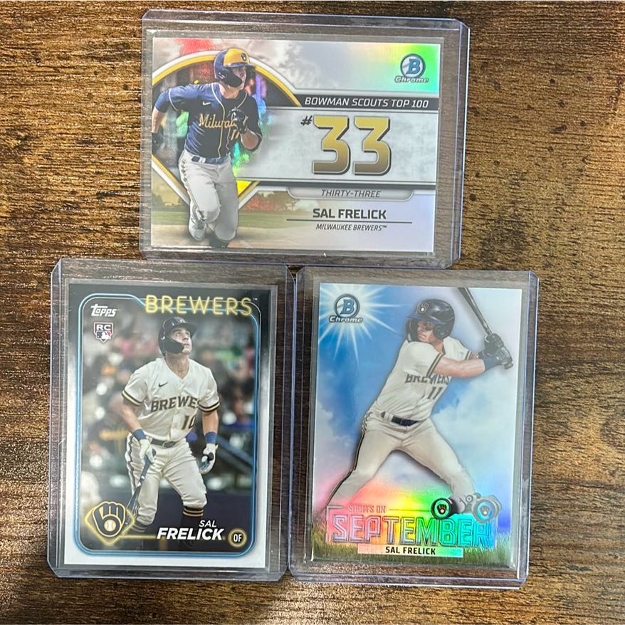 Sal Frelick 3 Card Bundle.