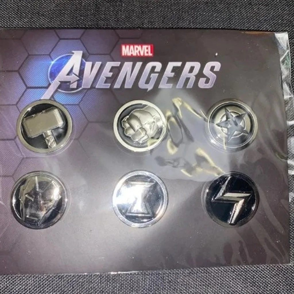 Marvel Avengers Preorder Bonus Pin Set Gamestop Exclusive