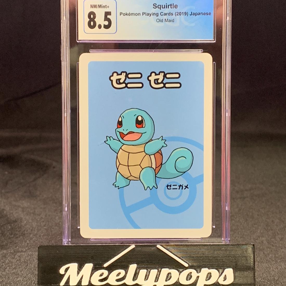 Pokemon Squirtle Playing Cards (2019) Japanese Old Maid CGC 8.5