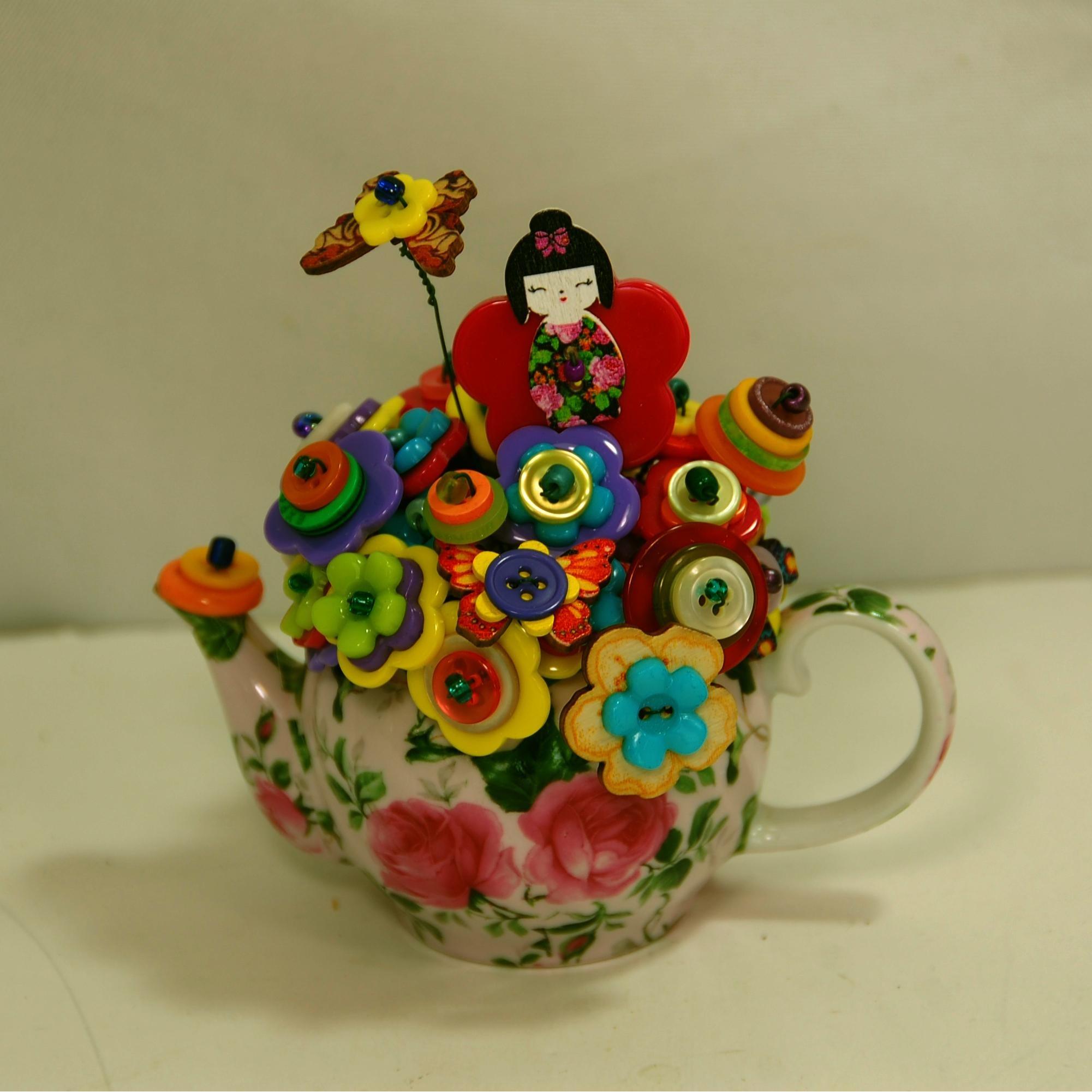 Trivet Mini Botanic Banksia Flower Coloured - ButtonWorks
