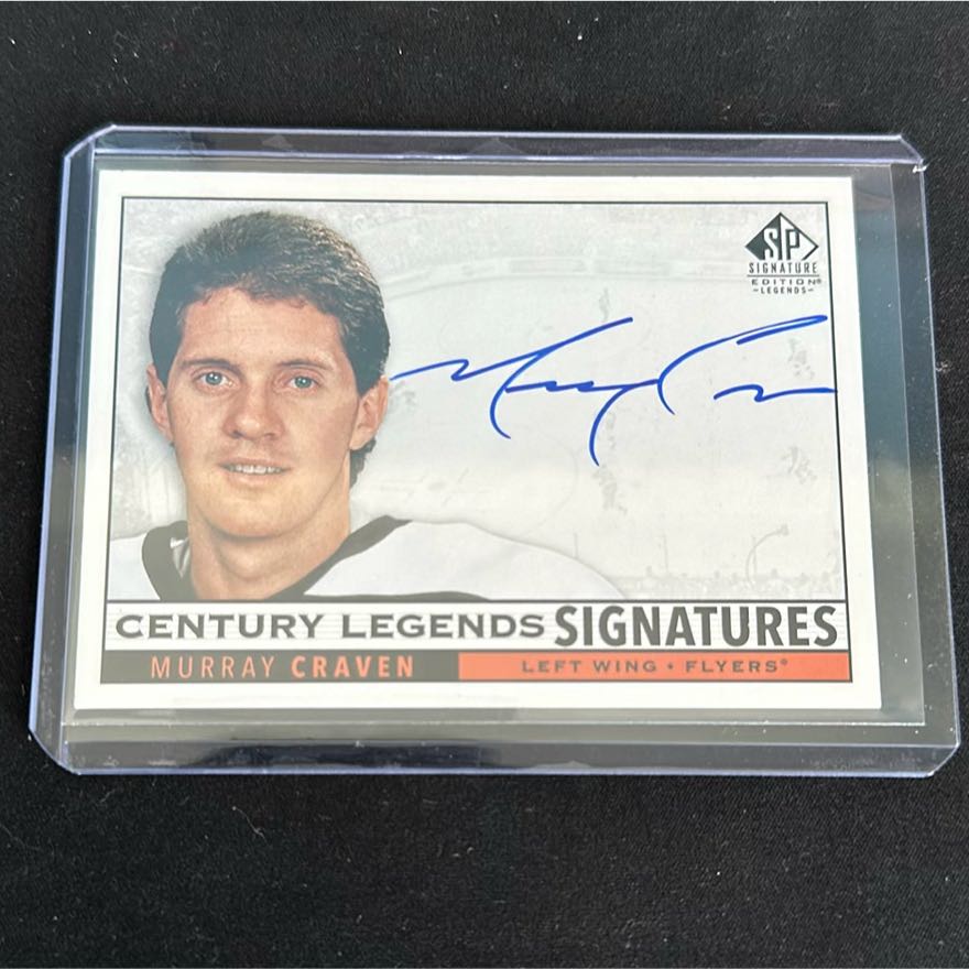202021 UD Signature Edition Legends Murray Craven Auto