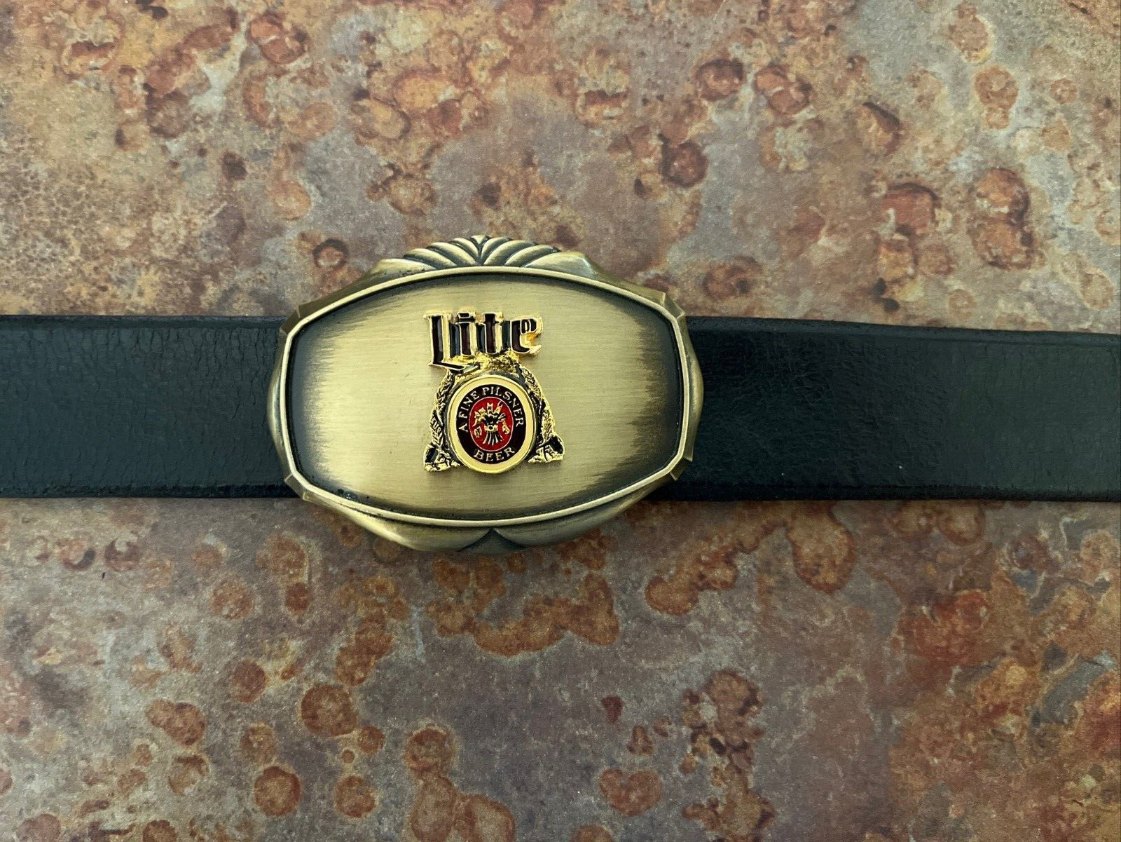 Rare 1978 Vintage Raintree Miller Lite Belt Buckle