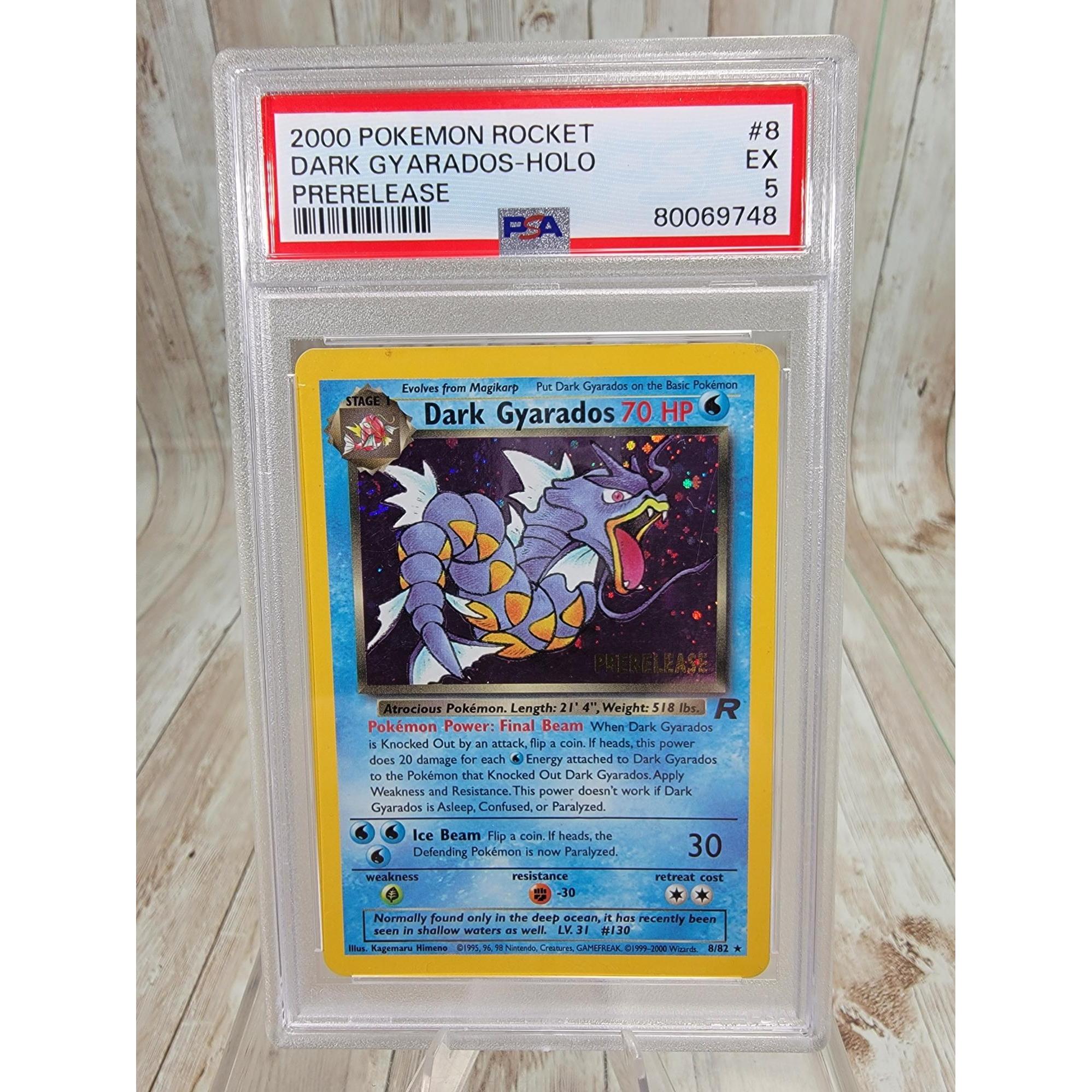 Promo Dark Gyarados Team Rocket UL Prerelease PSA 5 HOLO 8/82 Pokemon