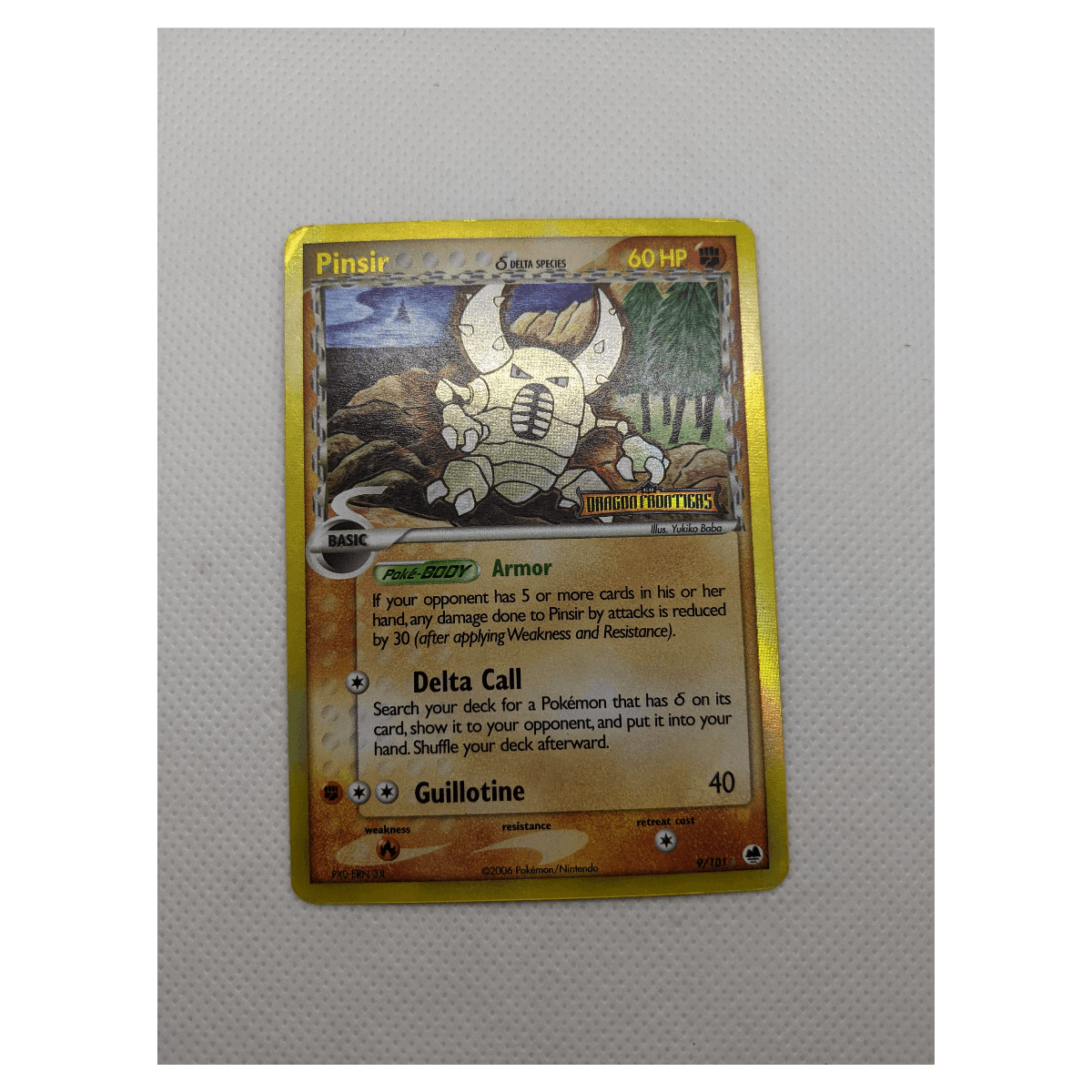 Pinsir (Delta Species) Dragon Frontiers Reverse Holo