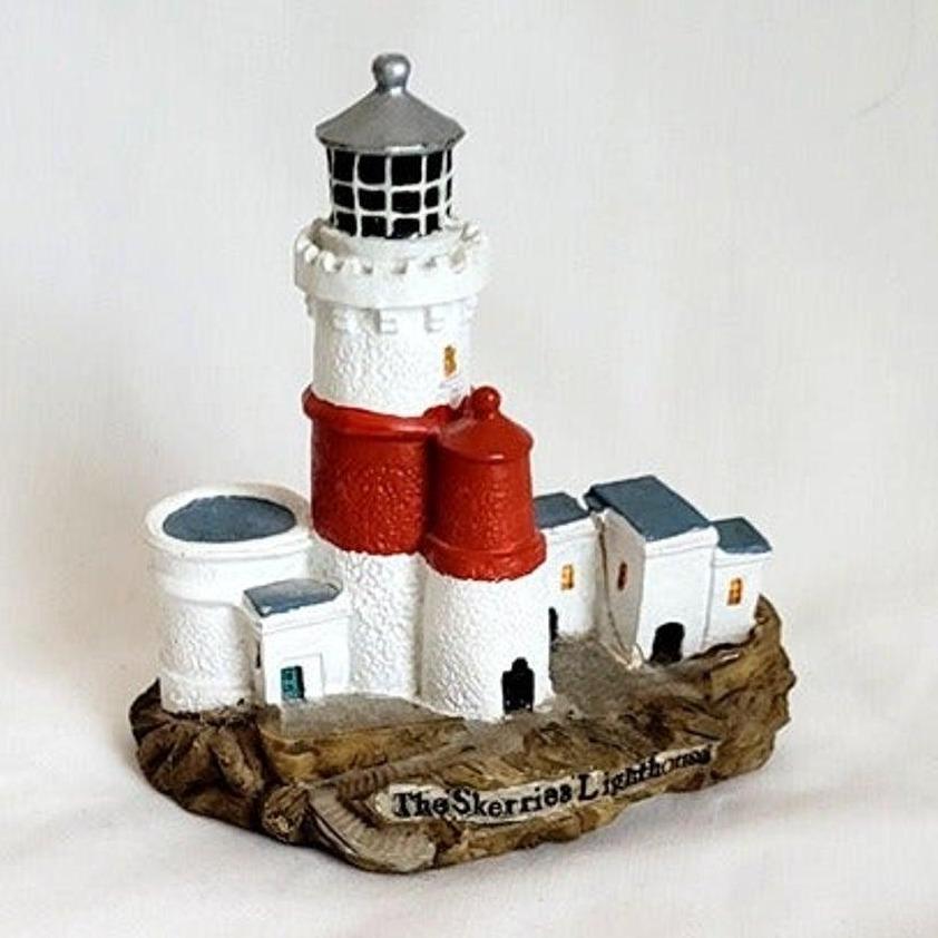 Vintage Lighthouse Figurine The Skerries