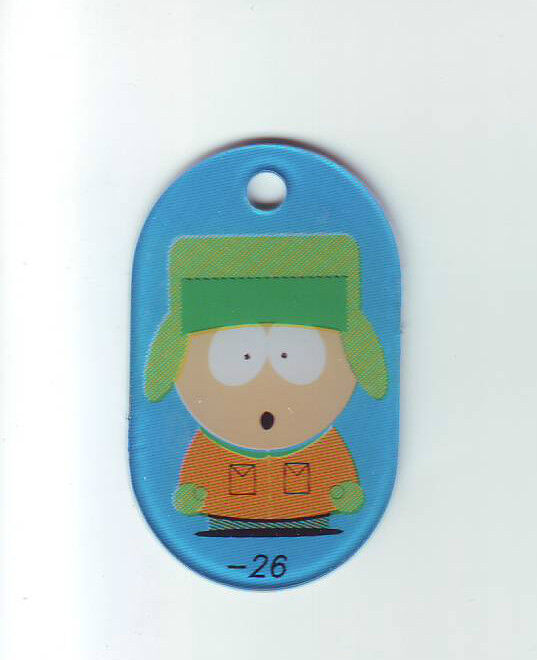 South Park Keychain Original 1998 Pinball Machine Plastic Promo Kyle UNUSED