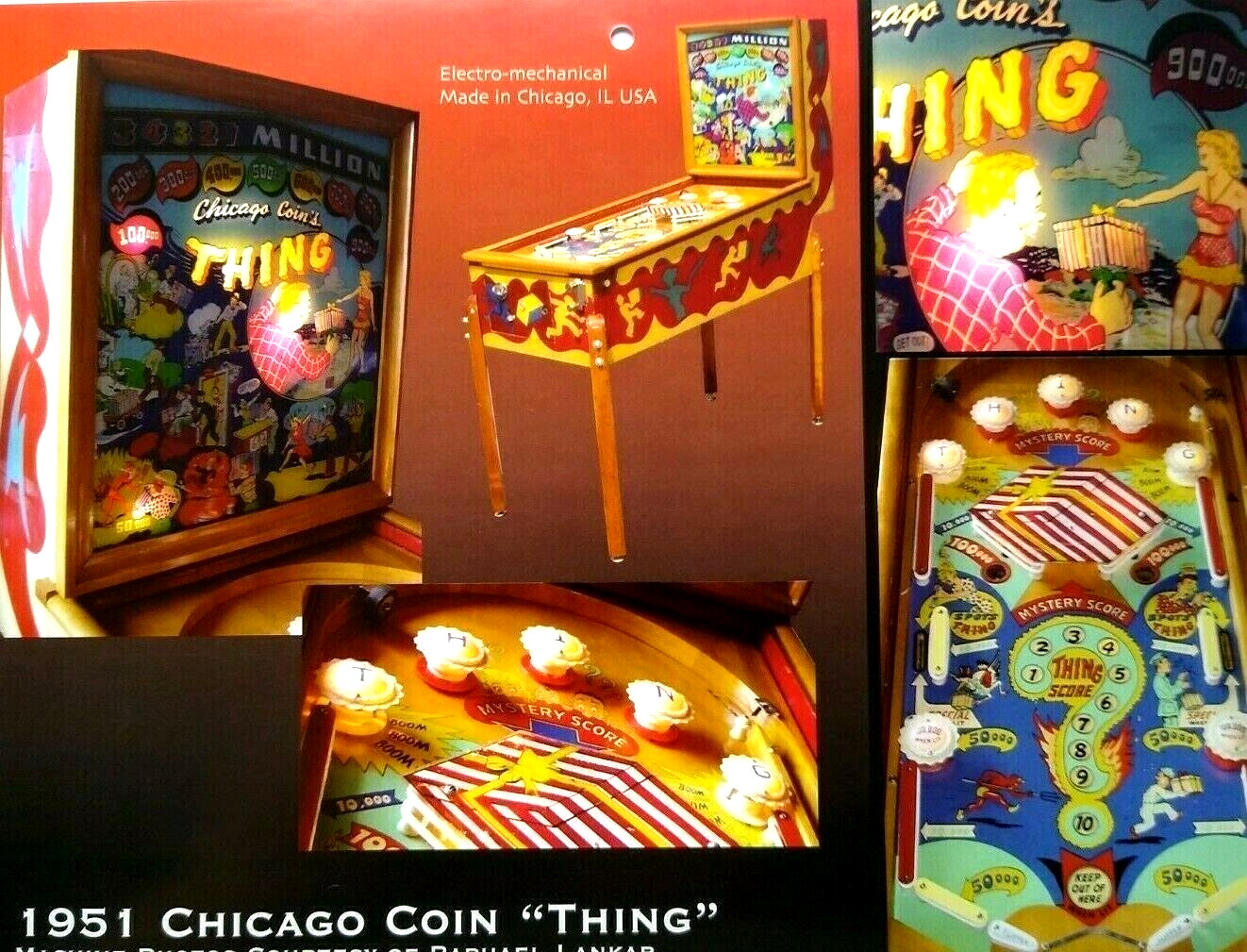 Tangled Pinball Machine #01 Thing Pinball Machine Art Collage Ready To Frame Artwork Retro ...
