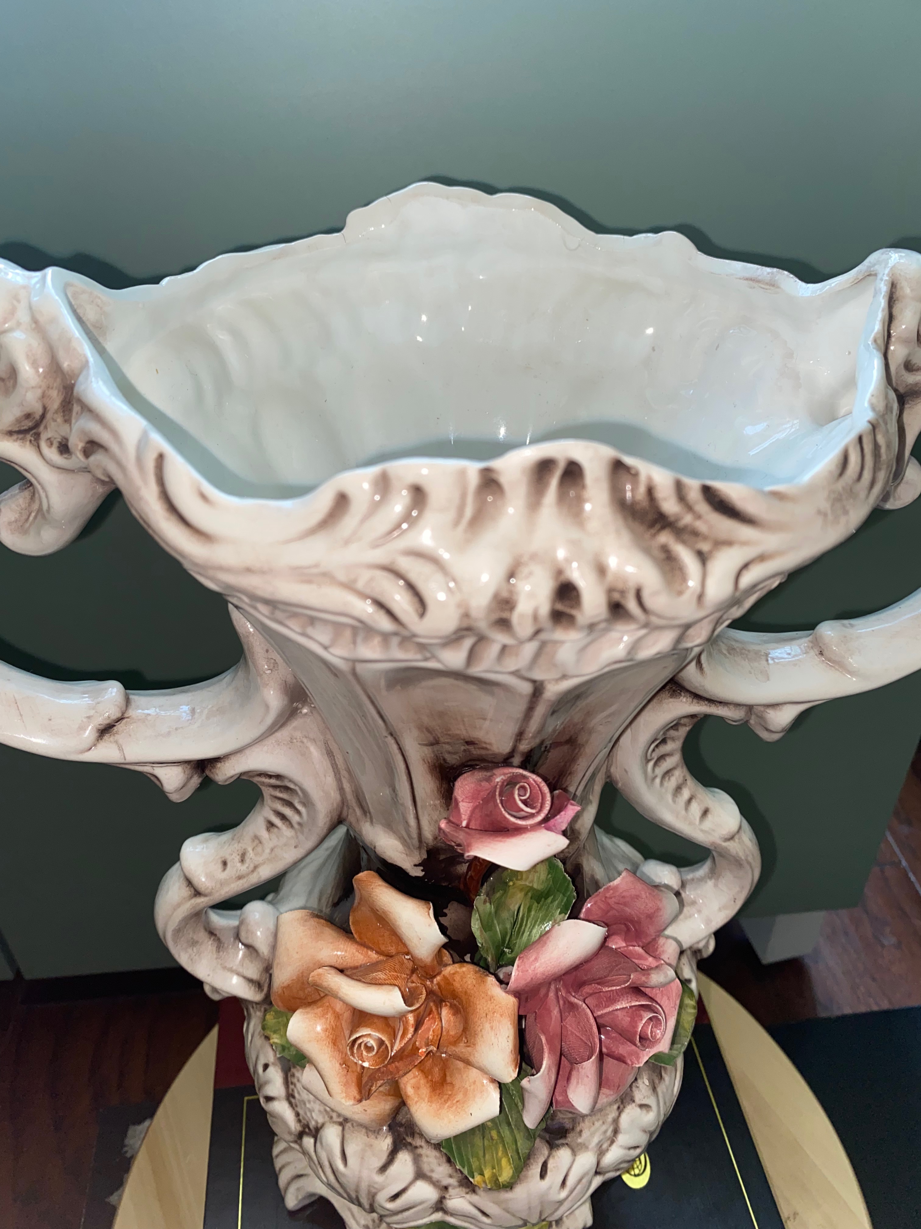 CAPODIMONTE 特大陶花 高さ69cm！豪華希少 イタリア製 高級陶器 楽天市場】イタリア製 輸入雑貨 置物 陶花 ローズ リビングスタジオ 直