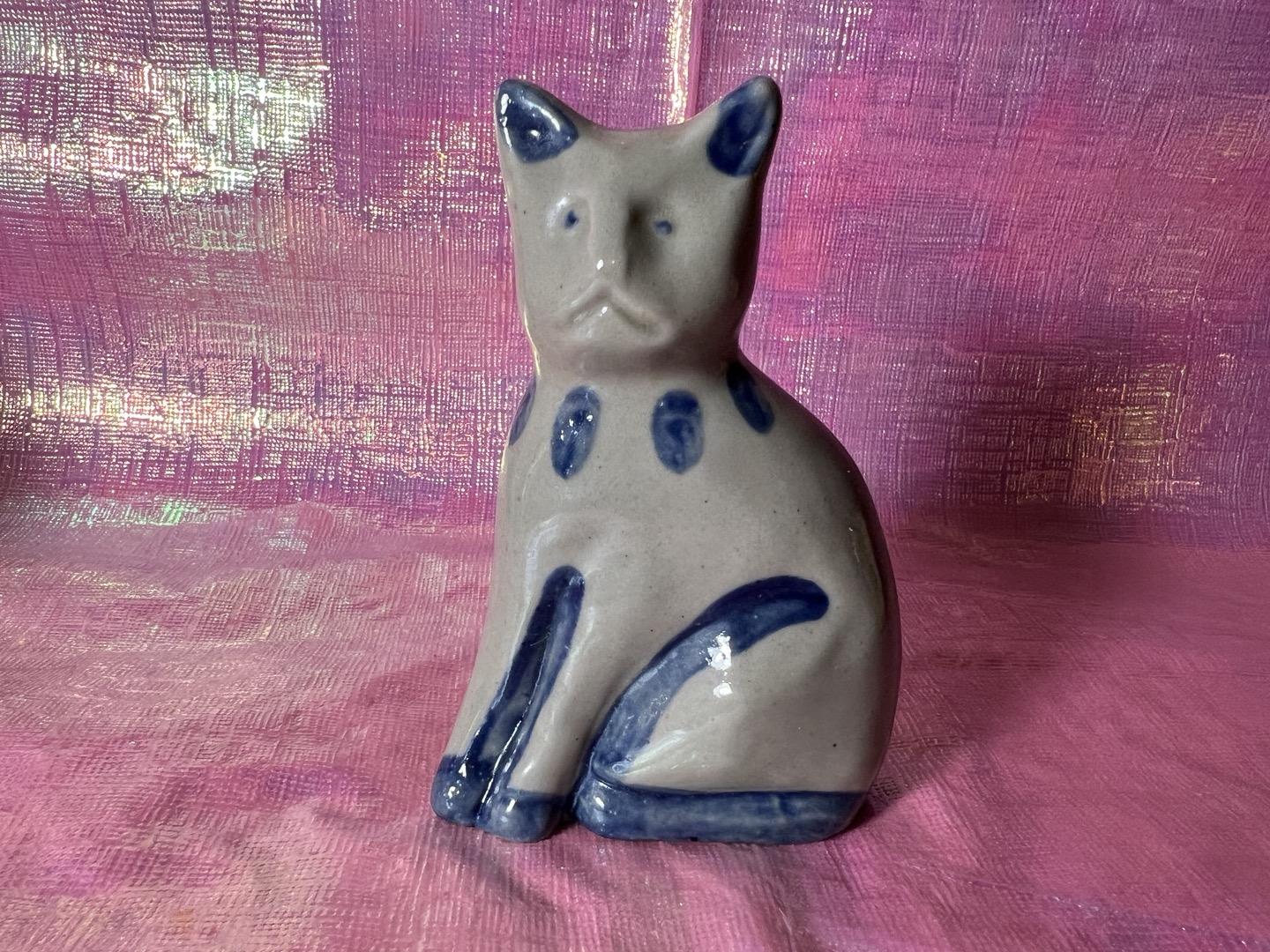 Beaumont Bros Pottery Cat Figurine