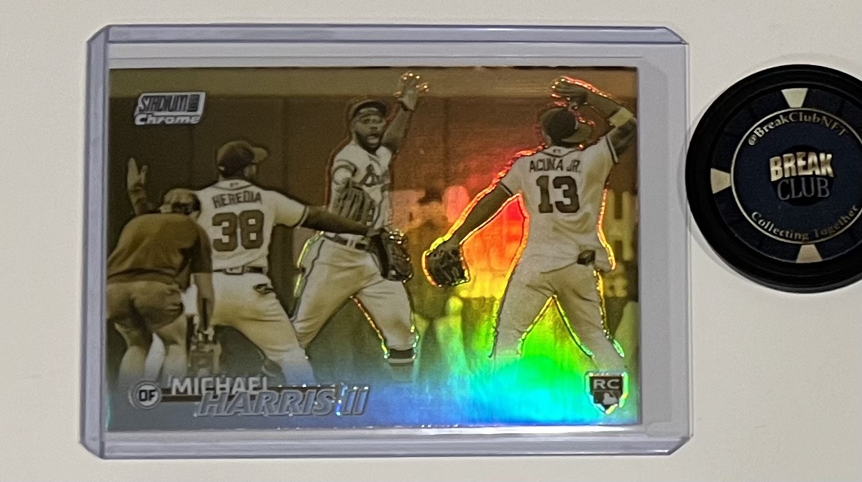 Michael Harris II RC Gold Minted Chrome Atlanta Braves