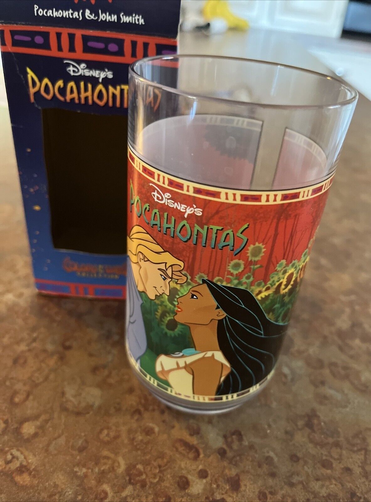Disney's Pocahontas & John Smith Colors Of The Wind Collection Cup Burger  King