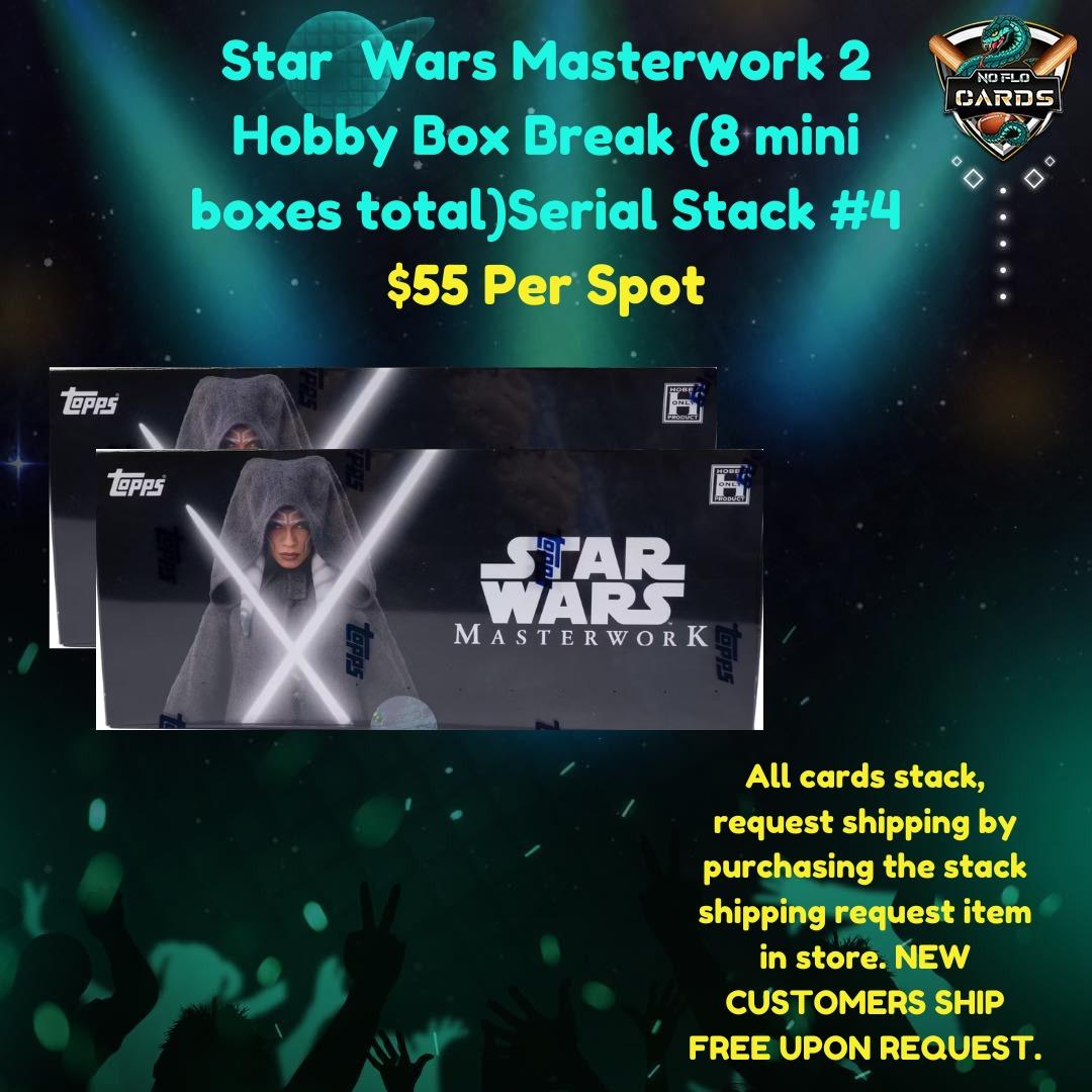 2023 Star Wars Masterworks 2 Box STACK Rip #4