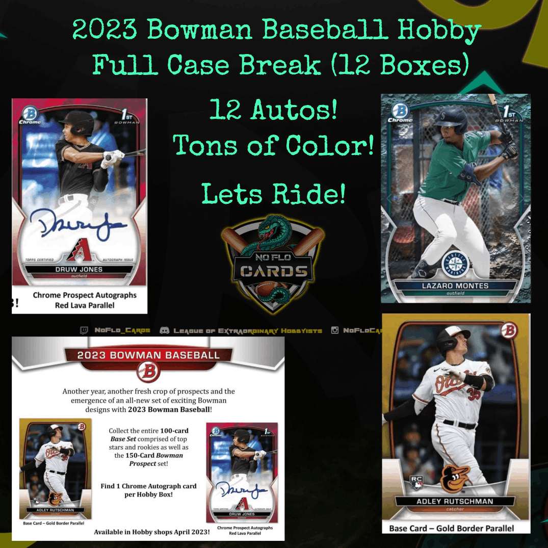 2023 Bowman Baseball Hobby Full Case (12 Boxes)