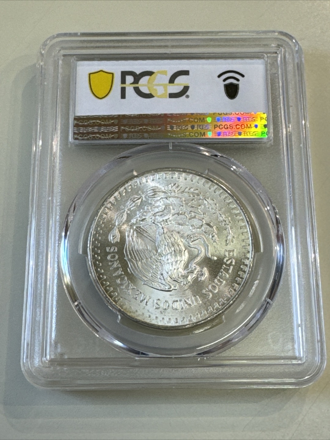 1982年 メキシコ 1オンス銀貨 PCGS MS65 1982年 メキシコ 1オンス銀貨 PCGS MS65｜Yahoo!フリマ（旧