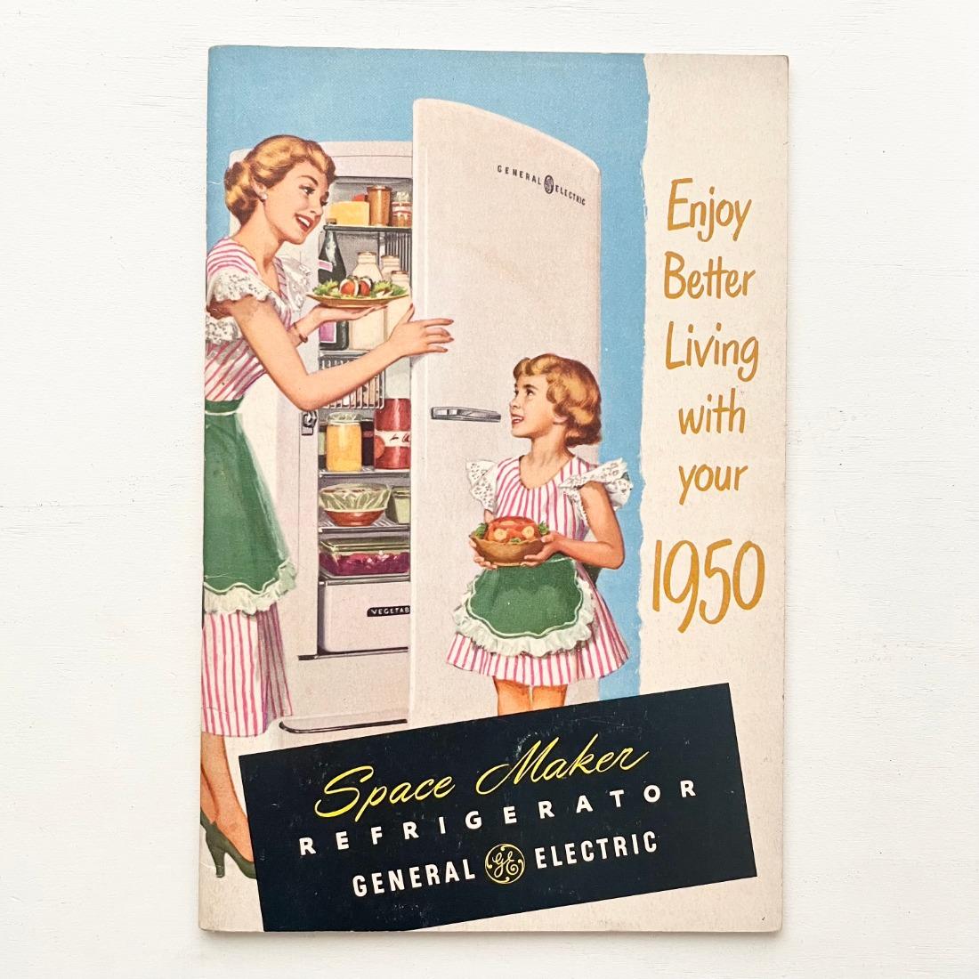 General Electric Spacemaker Refrigerator Owners Manual Recipe Book