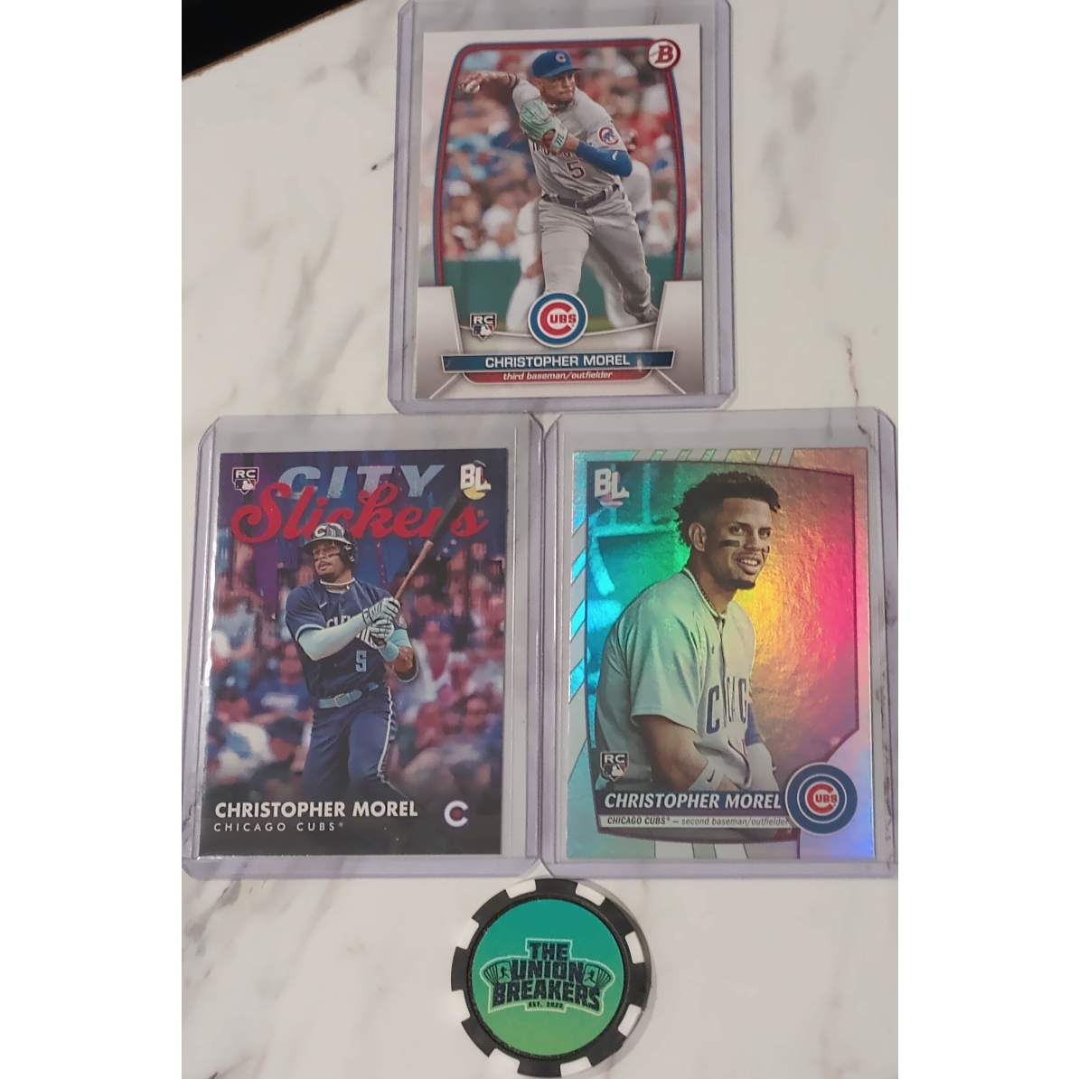 Christopher Morel Rookie Card Bundle Chicago Cubs