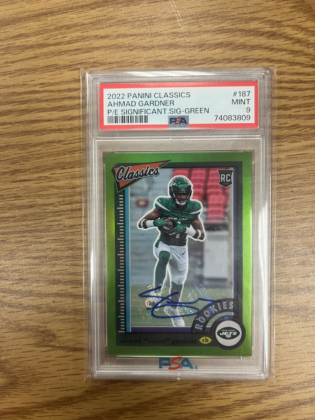 2022 Classics Sauce Gardner Significant Signatures Green /15