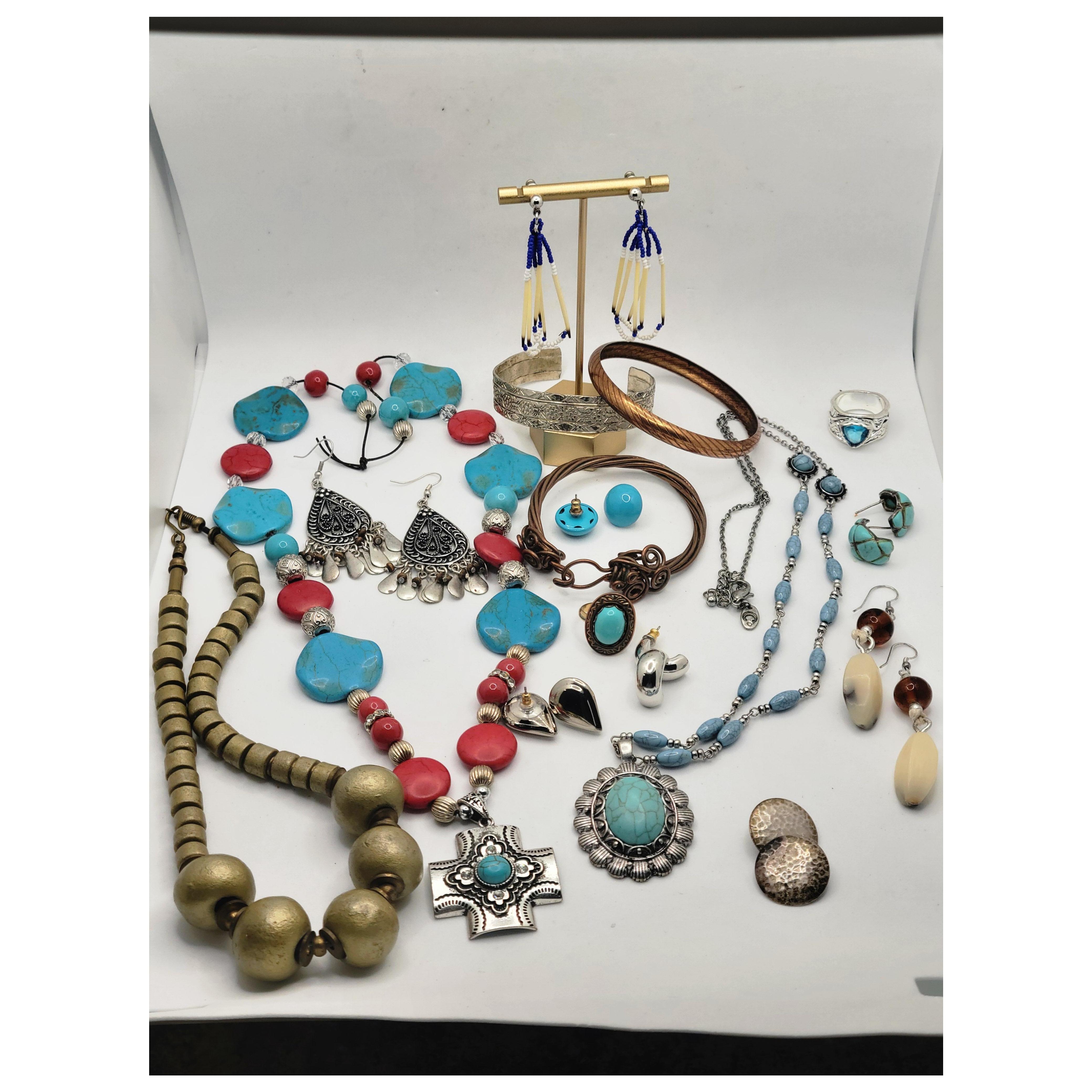 Vintage to Now Southwestern Costume Jewelry Lot