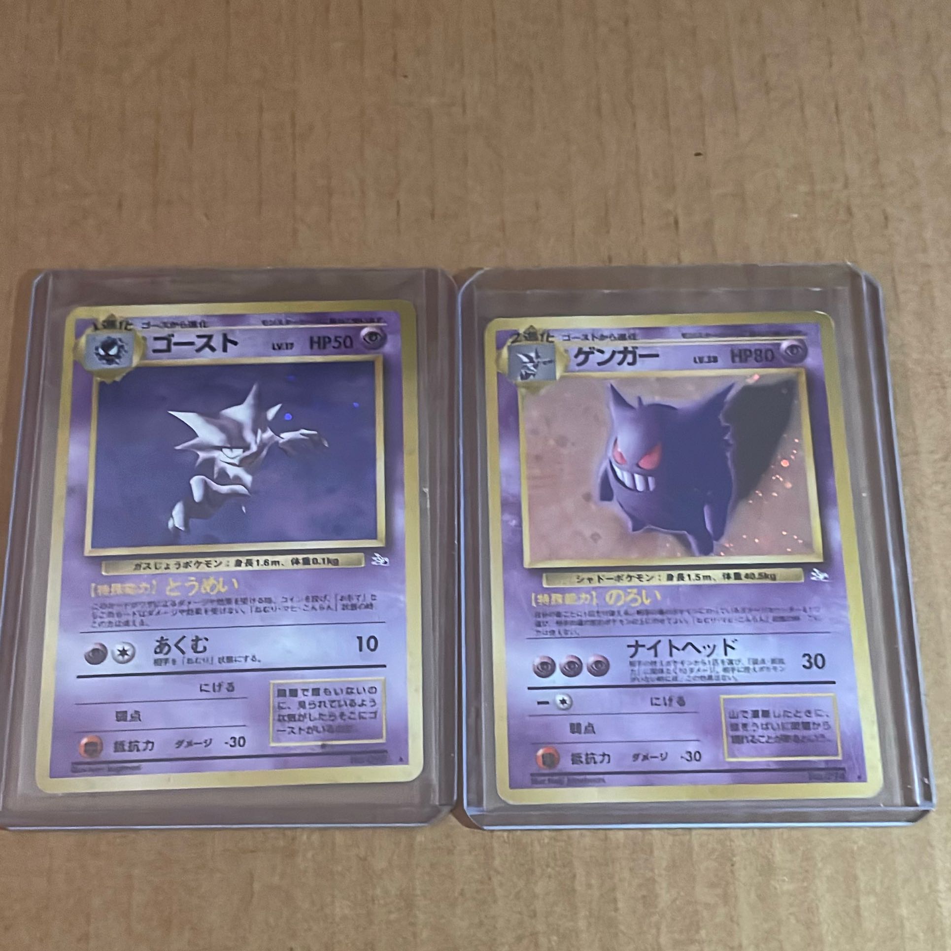 Japanese Fossil Haunter/gengar Holo