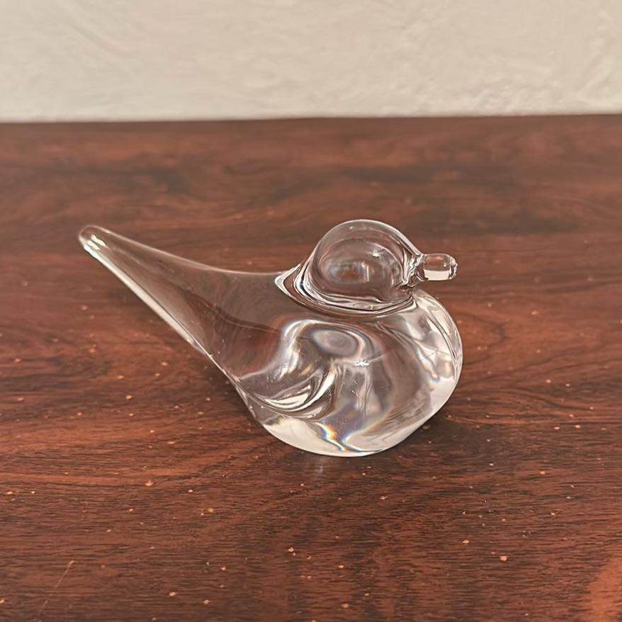 Vintage Daum France Crystal Duck/ Bird Paperweight Figurine 4.5 Inches ...