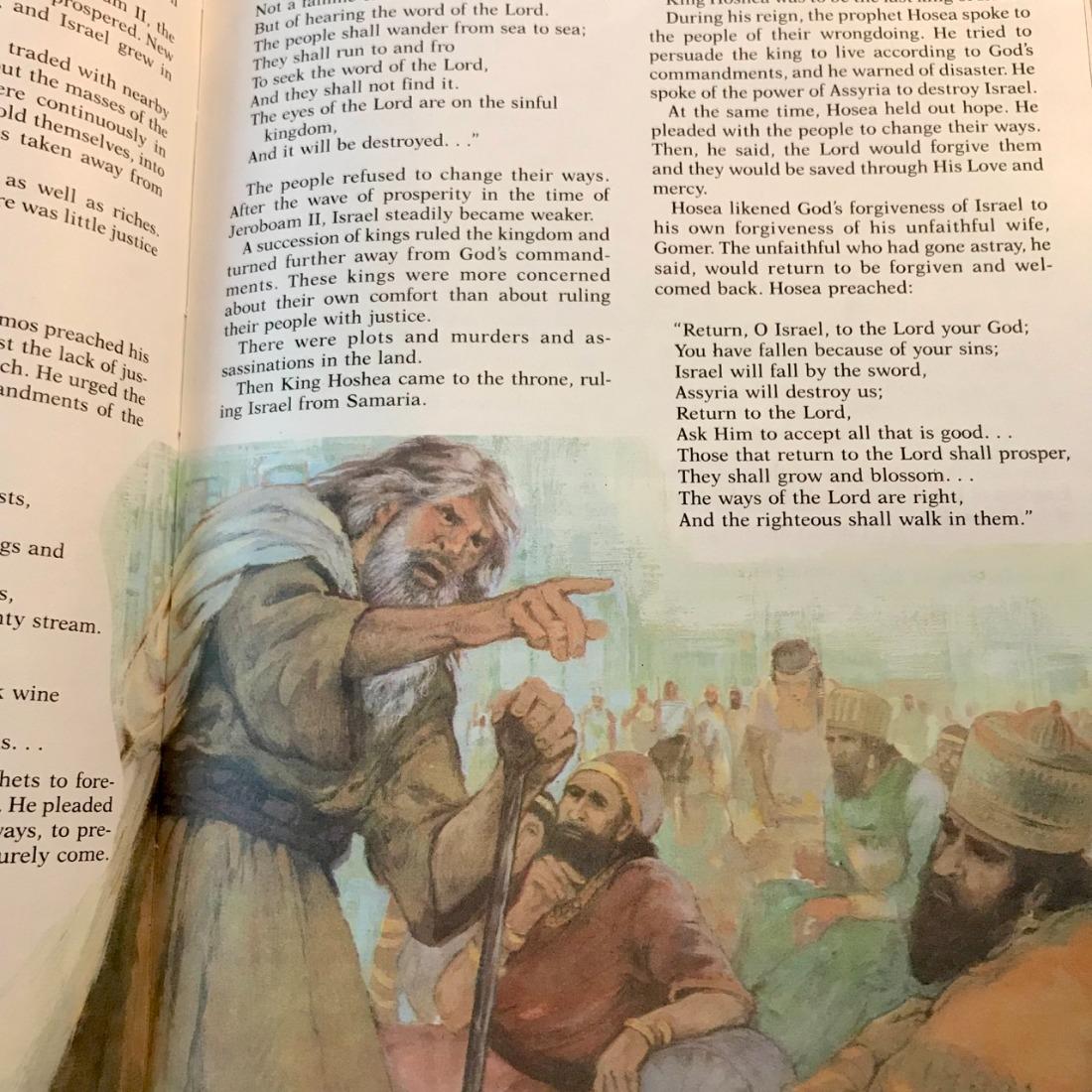 アンティーク!THE CHILDREN'S BIBLE The Children's Bible - 1972 Golden Press Rare Religion