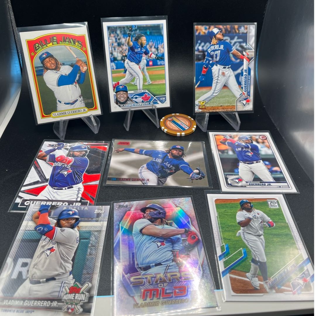 18-card Vladimir Guerrero Jr Lot Toronto Bluejays