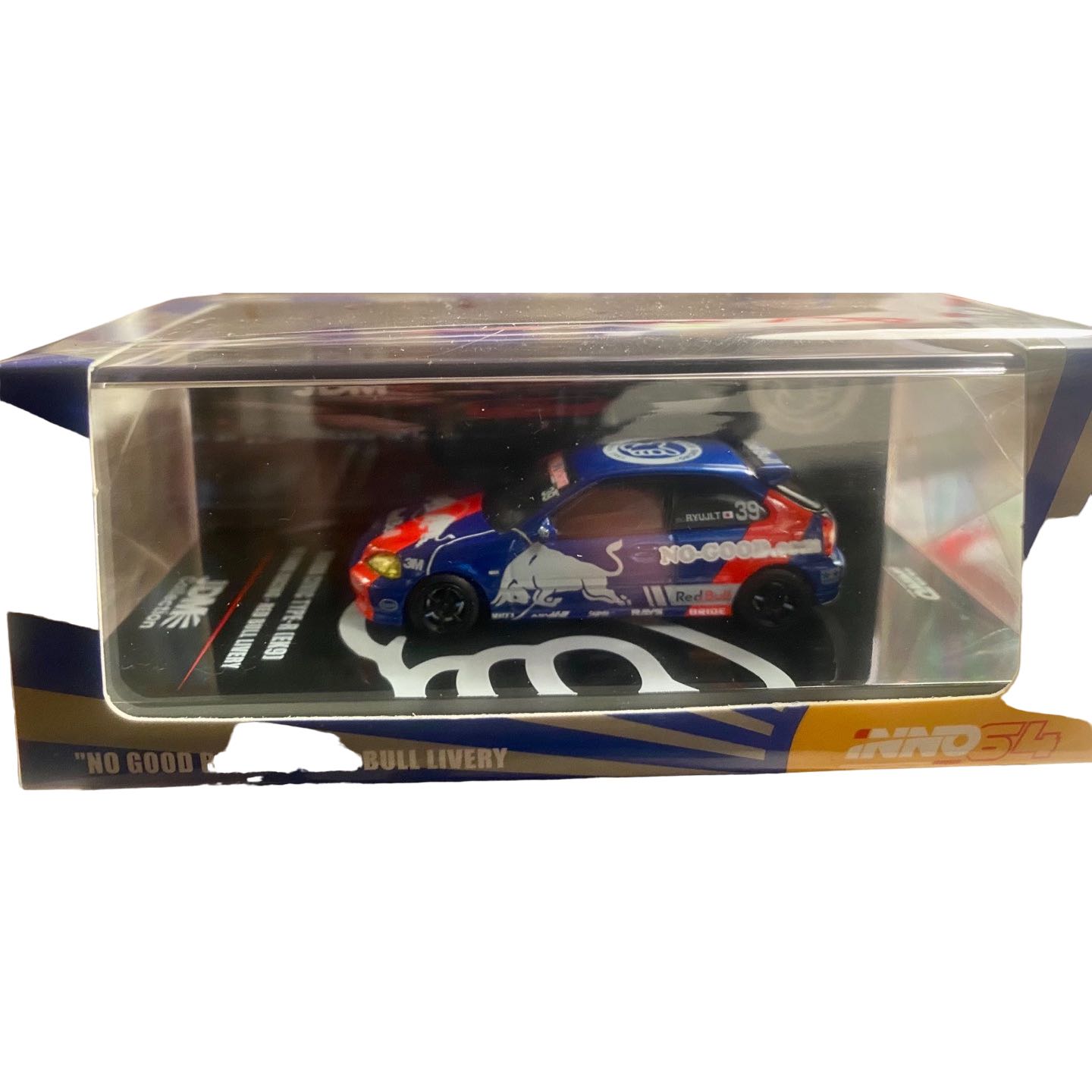 ミニカー INNO64 NO GOOD RACING RED BULL LIVERY REVIEW INNO64 Honda Civic EK9 No Good Racing Red Bull Livery