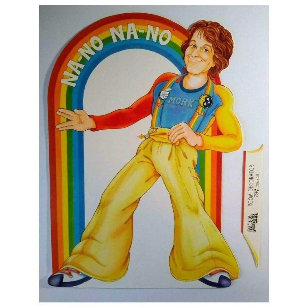 Robin Williams Mork From Ork Original Diecut Wall Display Groovy ...