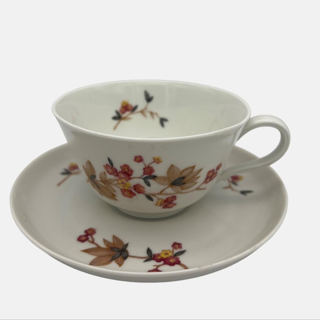 Rosenthal Helena Flat Cup & Saucer Selb Germany U.S. Zone 1940s R2993
