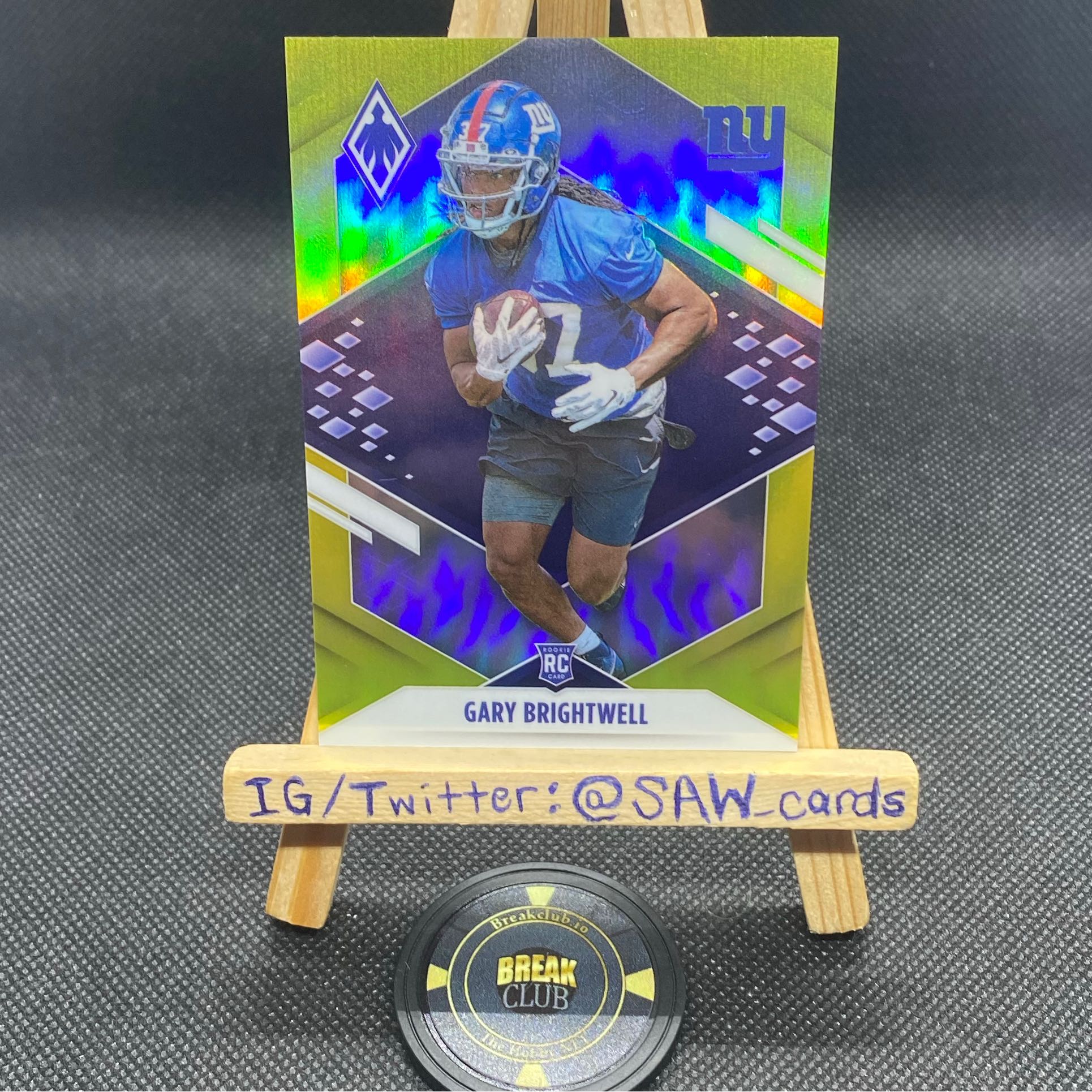 2021 Phoenix Gary Brightwell /75 New York Giants