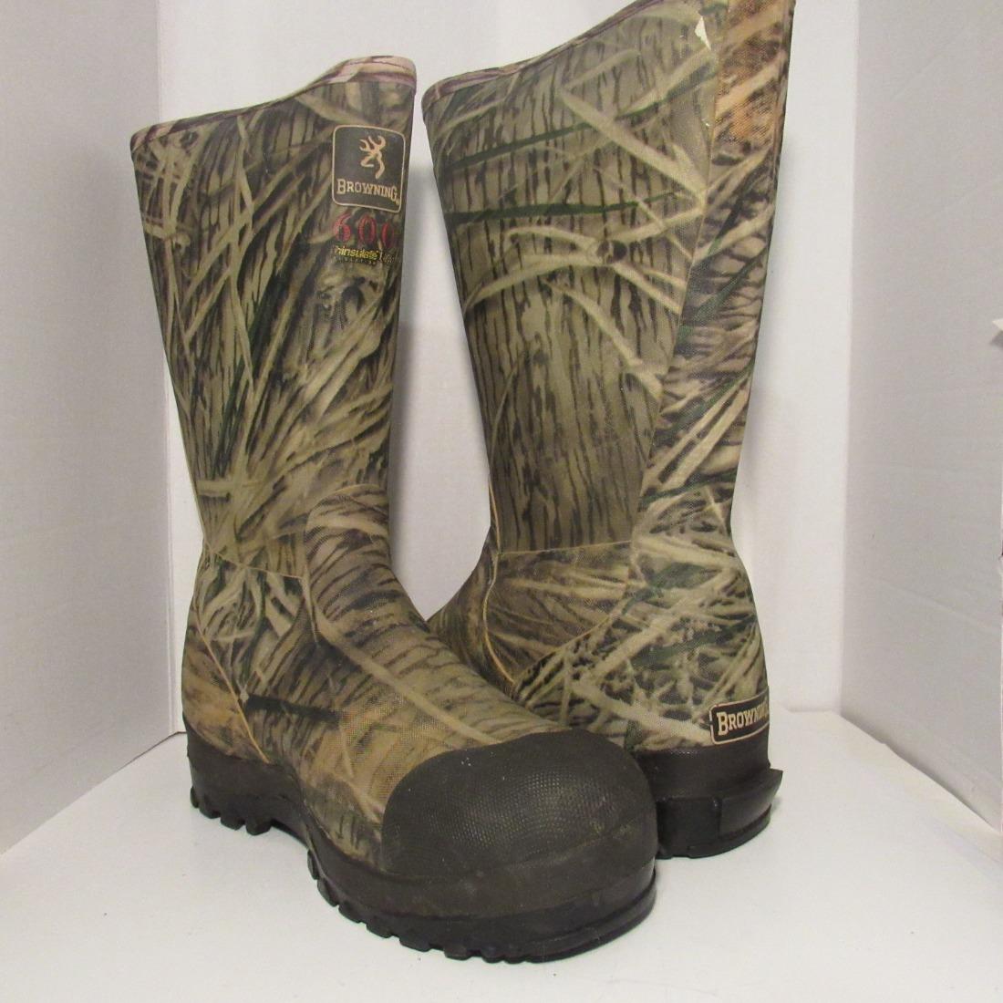 Browning Mens Waterproof 600 Thinsulate Ultra Insulation Rubber