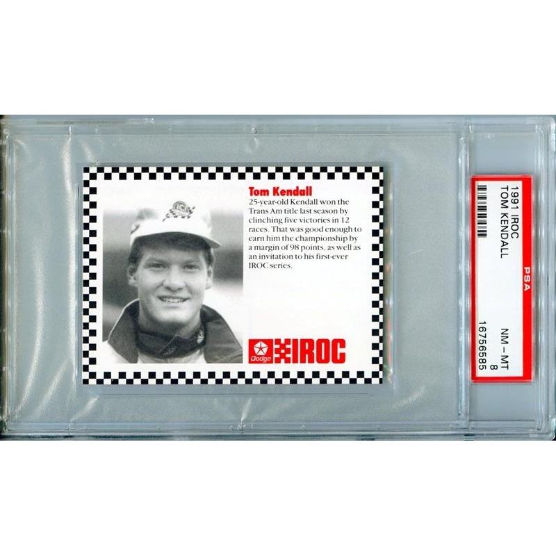 1991 Dodge IROC Tom Kendall Race Card PSA 8 Rare