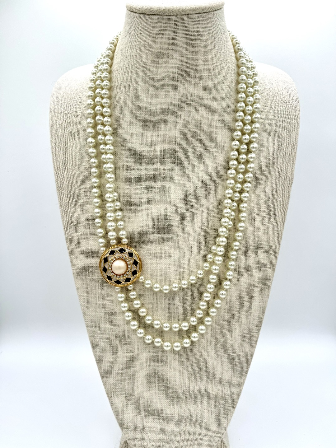BECOME TREE Glass-Pearl Necklace – AY online