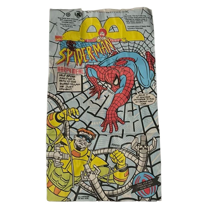 1994 Spider-Man McDonalds Happy Meal Toy Marvel Set of 8 Plus 1 Under 3
