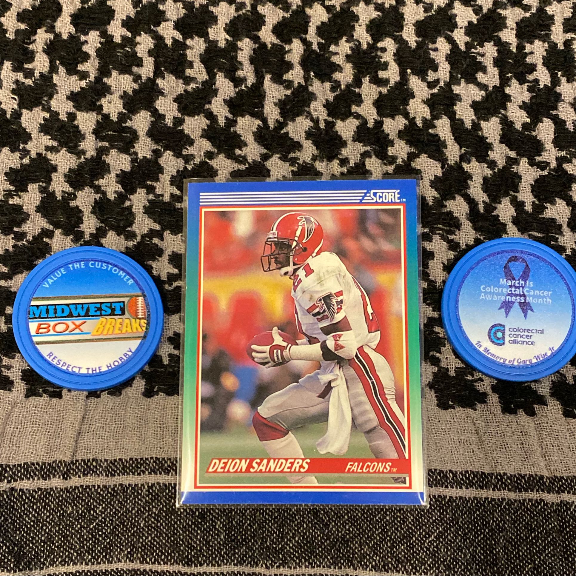 1990 Score Deion Sanders Atlanta Falcons