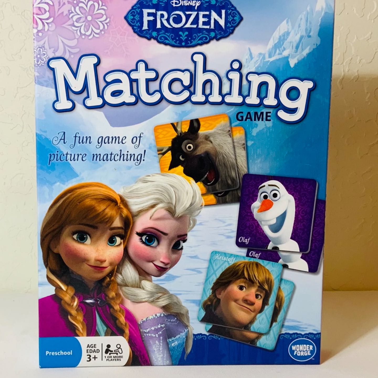 Disney Frozen Matching Game For Ages 3+ A Fun Game Of Picture Matching