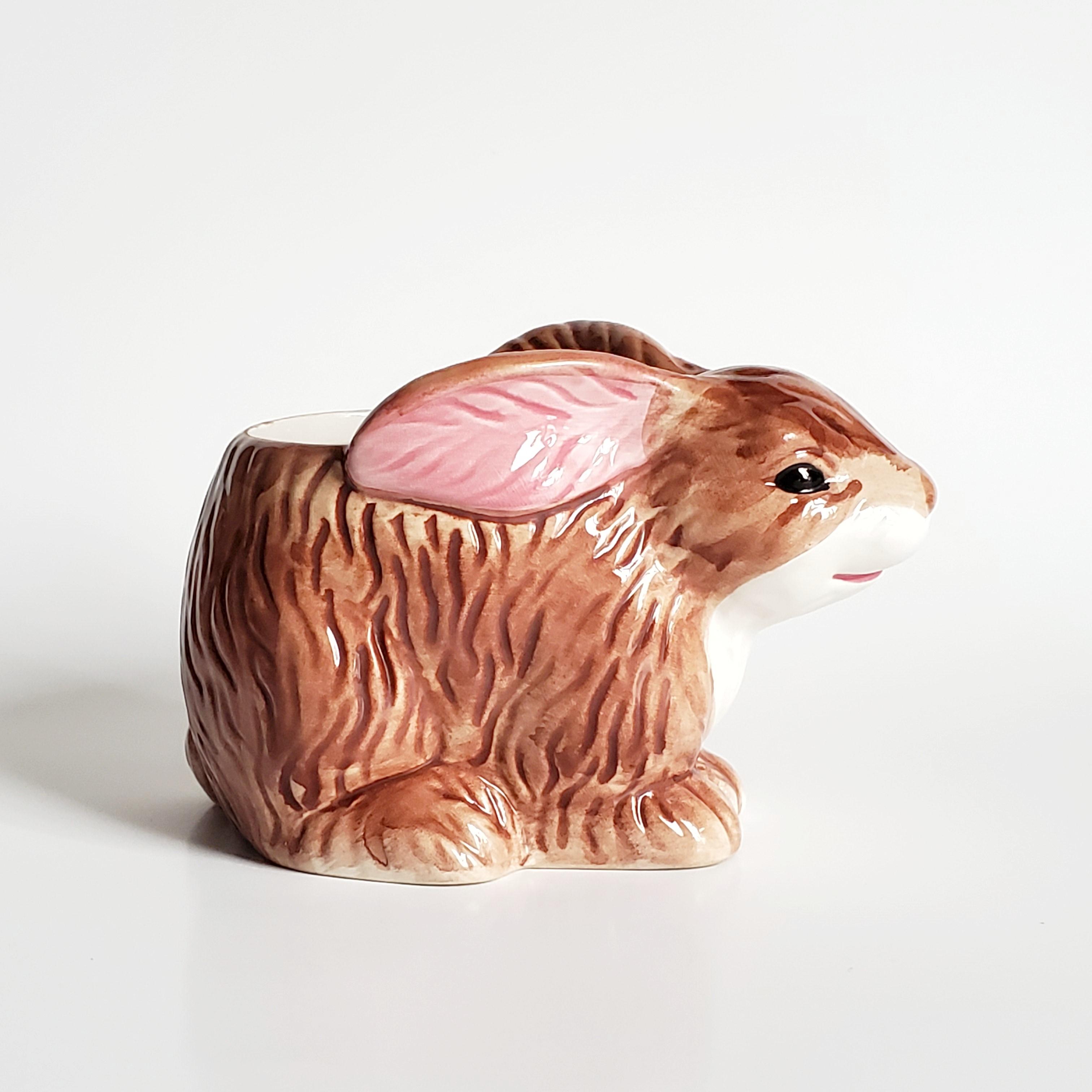 Ceramic Bunny Planter, Bloom Rite Rabbit Planter