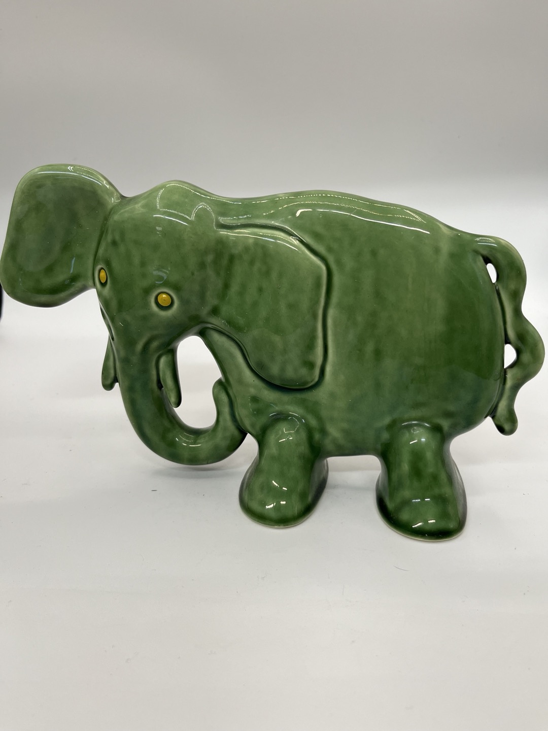 Vintage Pottery Elephant