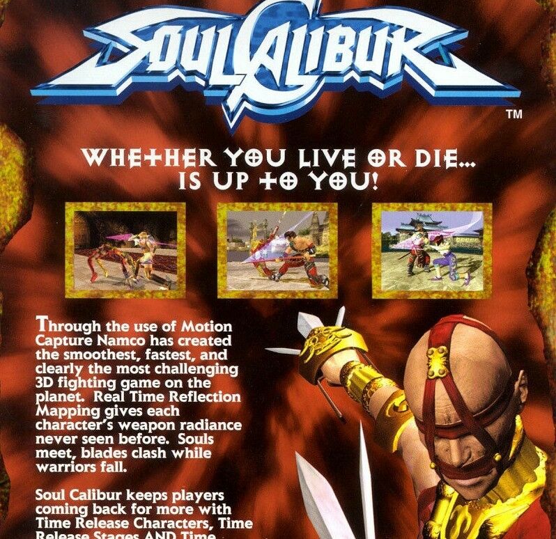 Soul Calibur Arcade Machine Gaming Experience