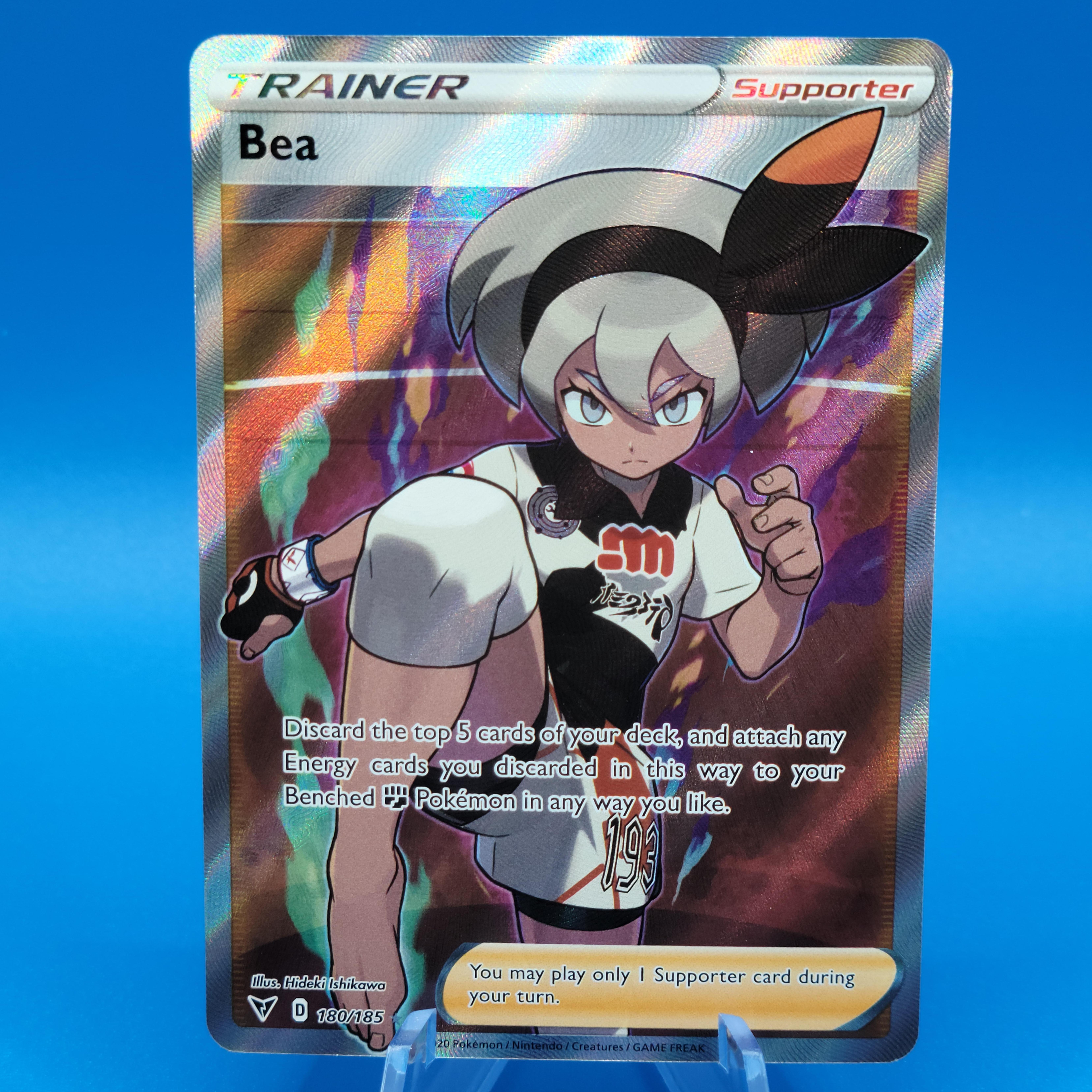 bea card pokemon Bea Trainer S4 109/100 SR Card