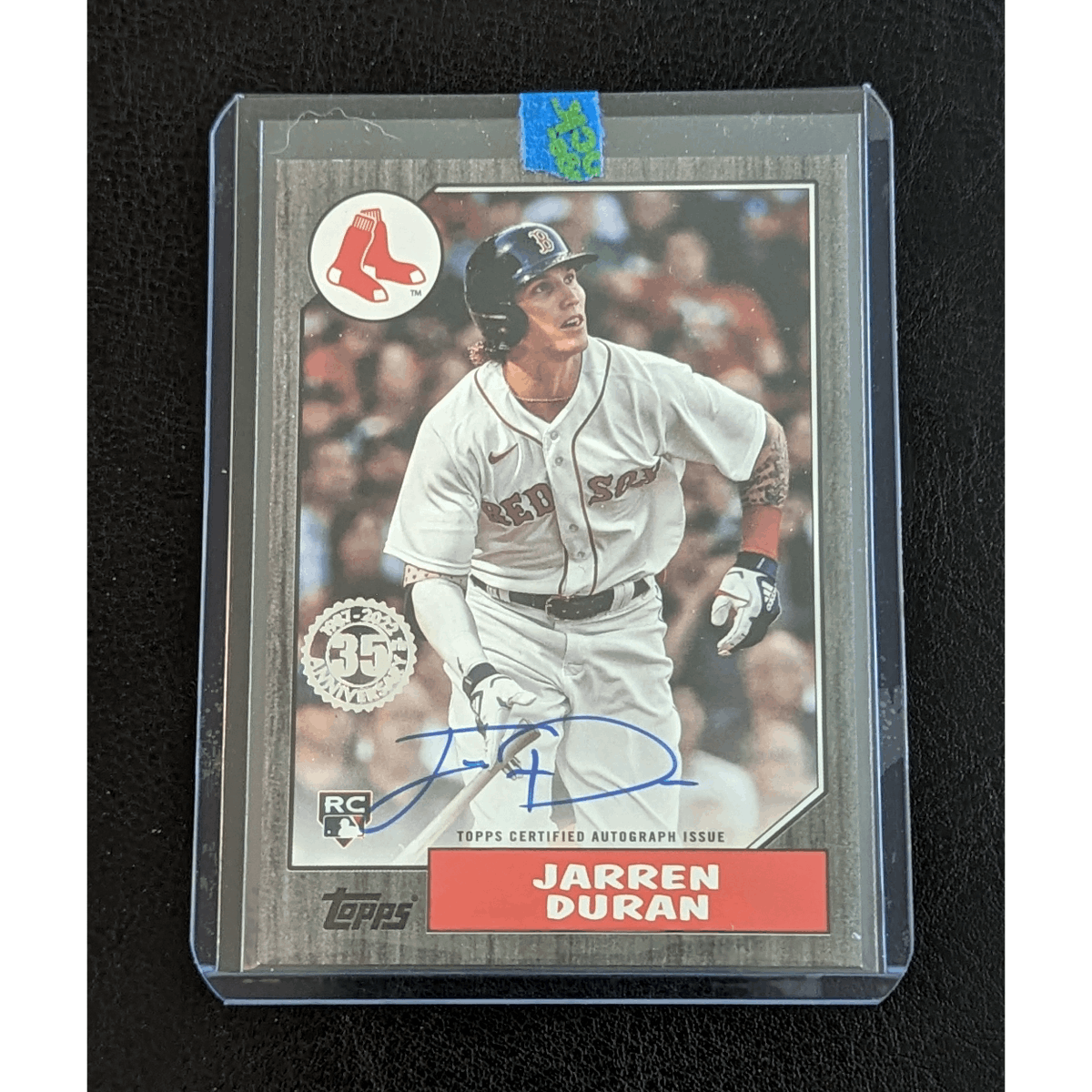 AUTOGRAPH BOOK CARD 4/25 JARREN DURAN