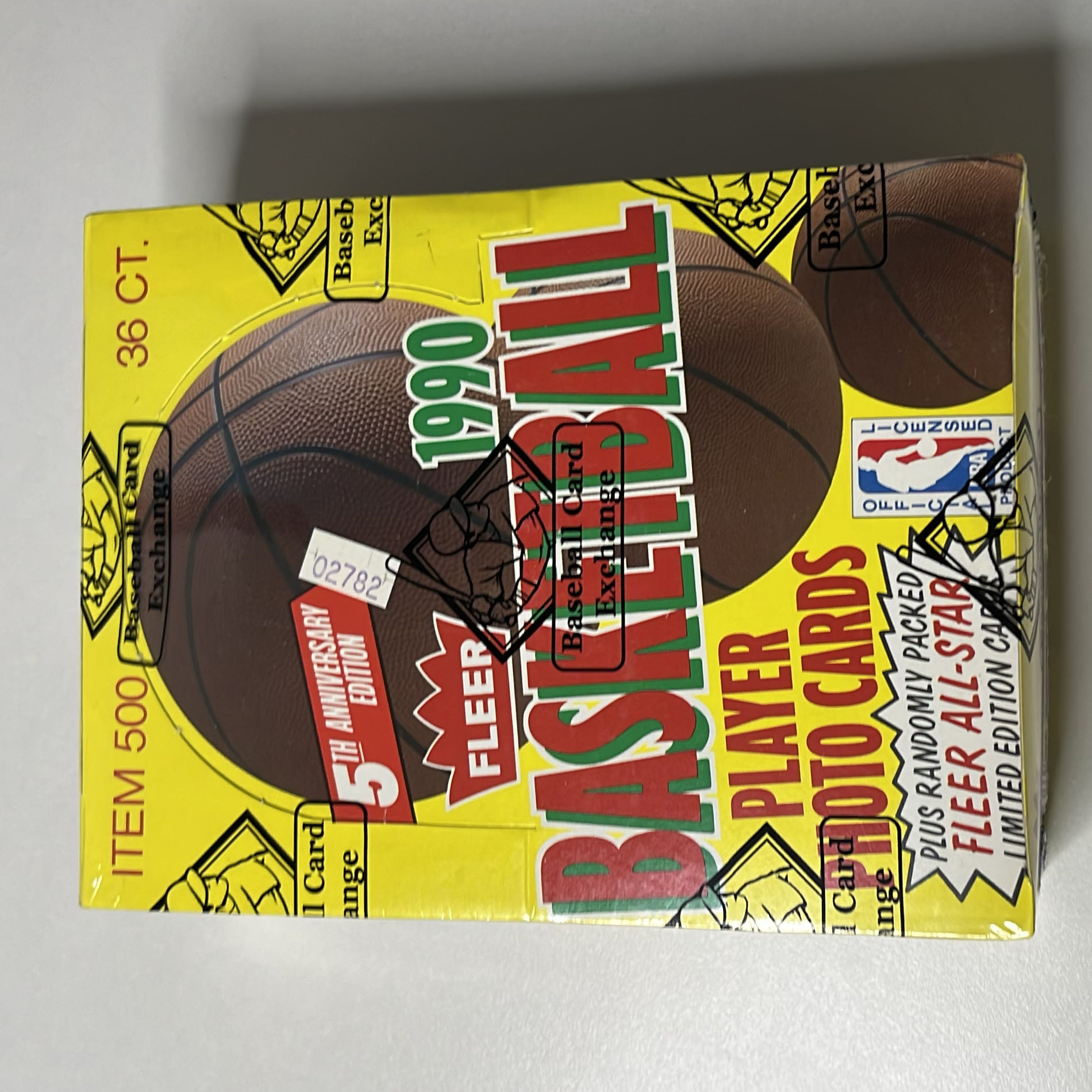 1990 Fleer Basketball Box