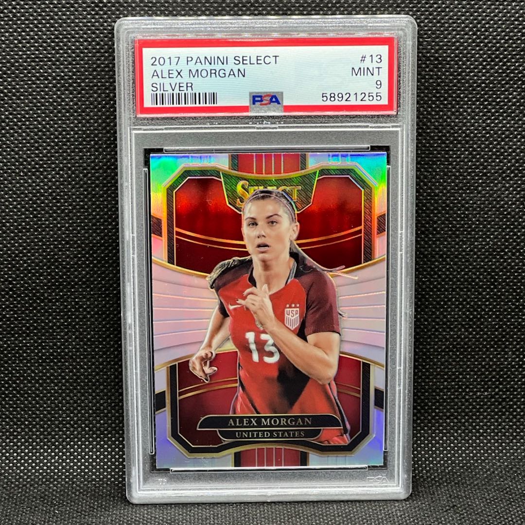 Alex Morgan 2017 Panini Select Silver #13 PSA 9 Soccer Card