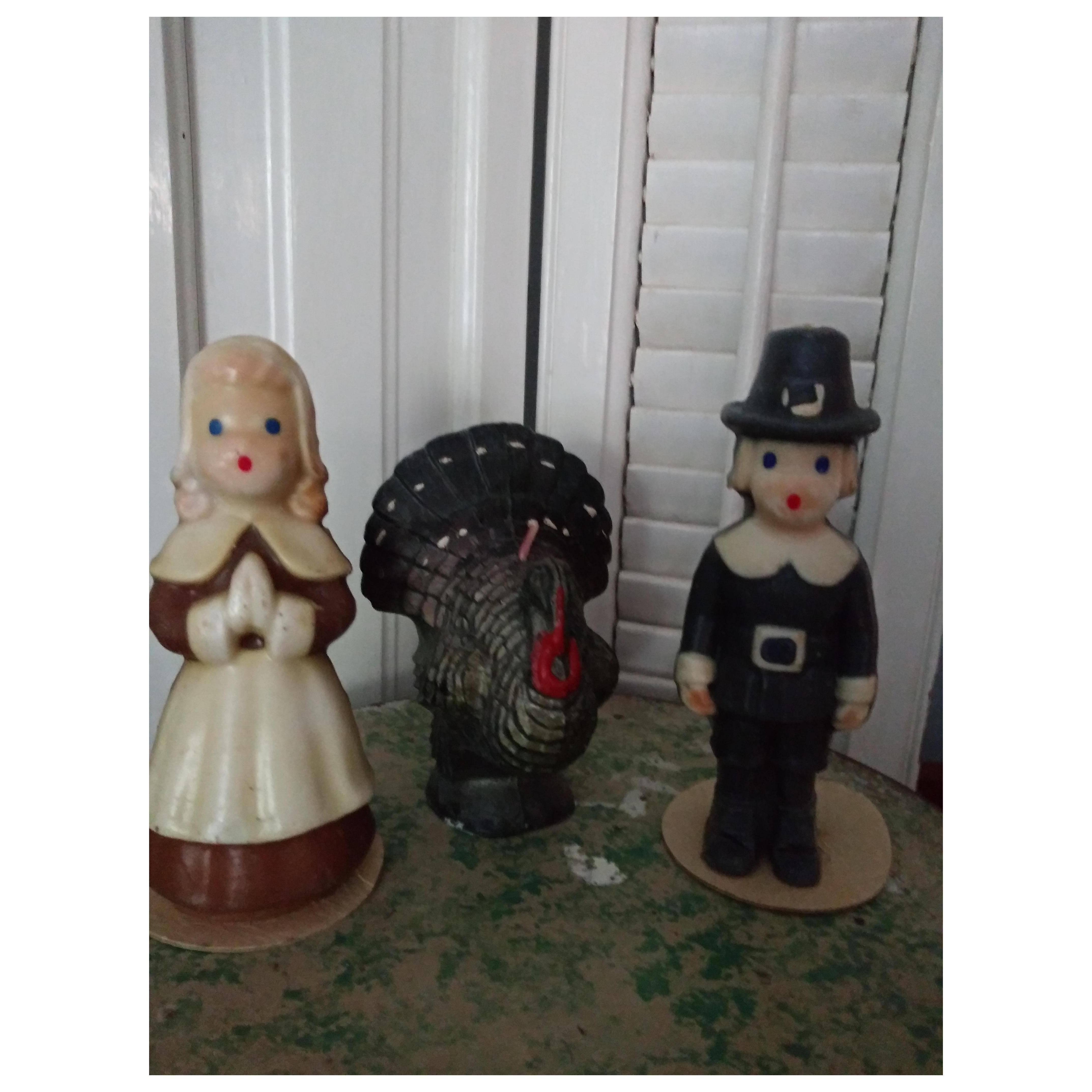 Gurley Thanksgiving Tall Candles