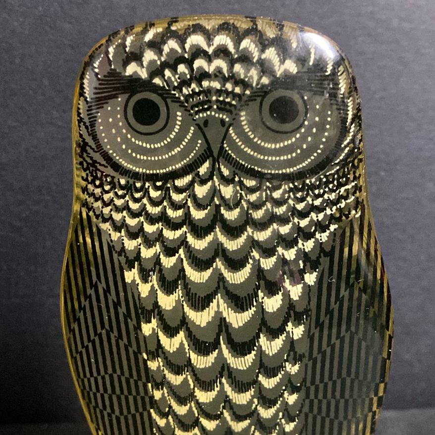 Abraham Palatnik Vintage Lucite Owl Made In Brasil