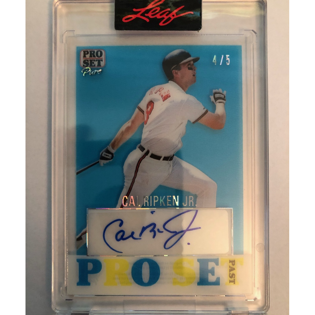 Cal Ripken Jr Auto 4/5 2023 Pro Set Past