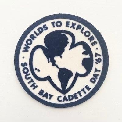 Girl Scout South Bay Cadette Patch Badge Vintage 1960s