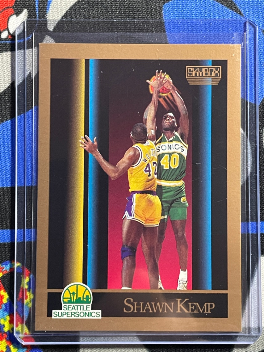 1990 Shawn Kemp (2) Rookie Card Lot