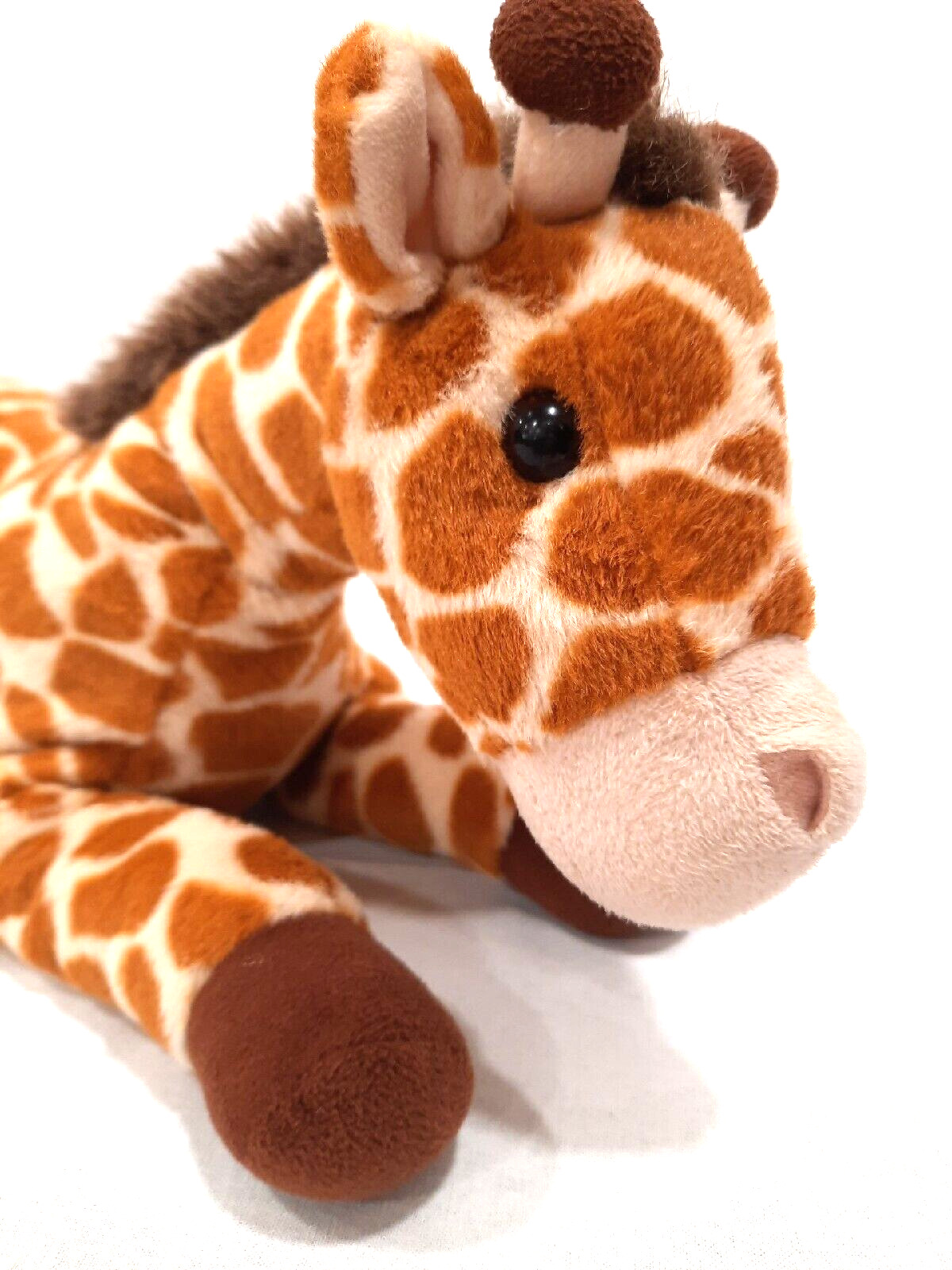 Toys R Us Giraffe Plush Soft Toy Stuffed Animal 12" 2016 Laying Realistic